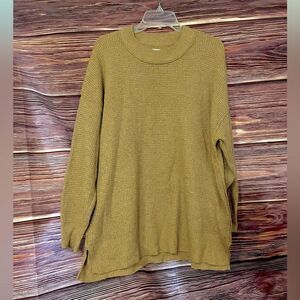 Aerie Oversized Longsleeve Orange Sweater. Size Small.